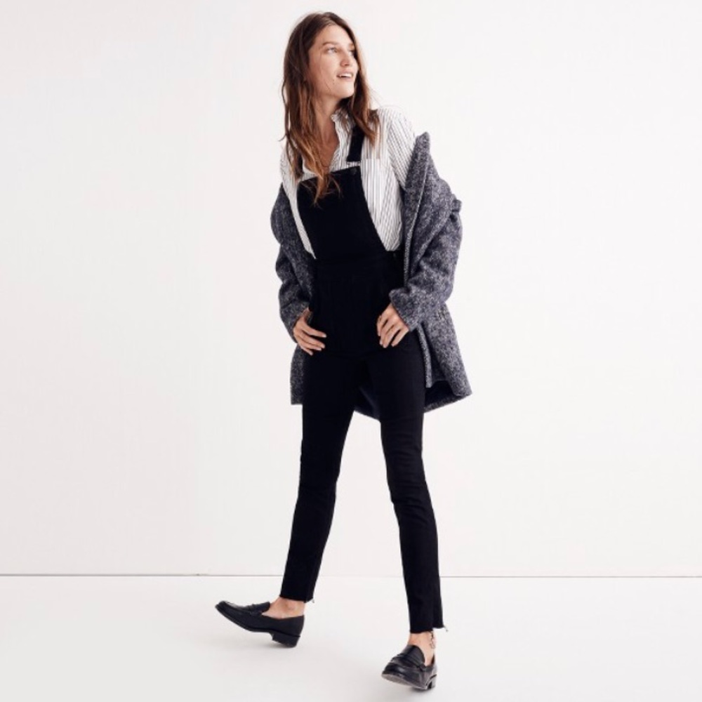 Madewell Skinny Overalls Raw Hem Edition